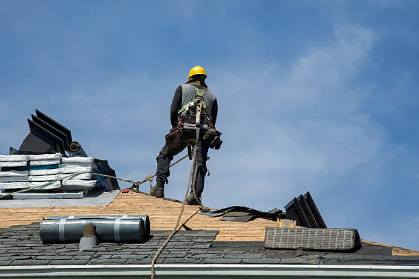 Professional Roof Replacement technician working in Hancock, IA